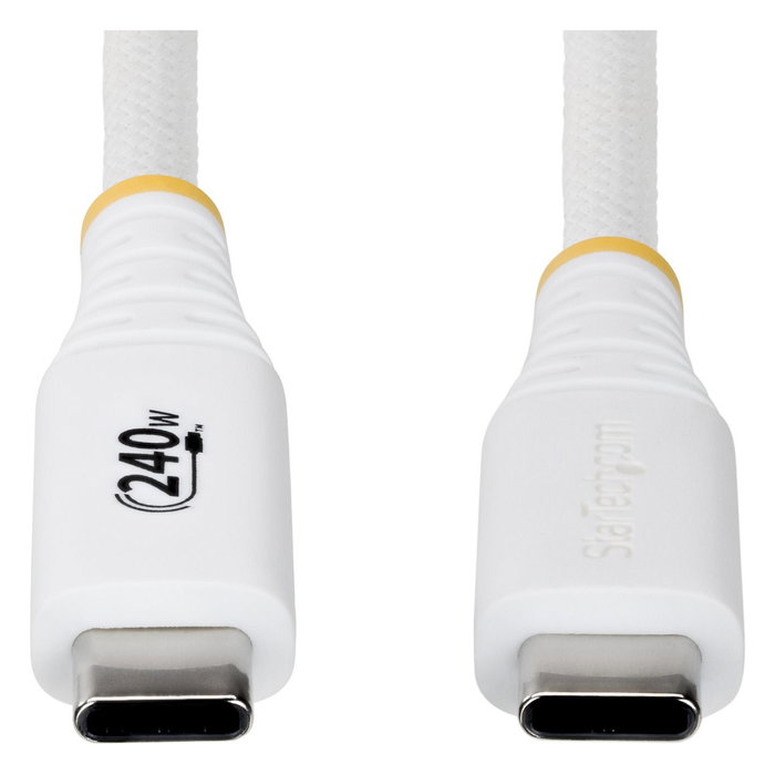 StarTech Cable de Carga USB-C 3 m PD 240W Blanco