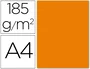Guarro Cartulina Naranja 185g Formato A4
