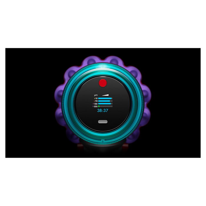 Dyson Gen5detect Absolute Aspiradora Sin Cable, Color Rojo/Plateado/Turquesa