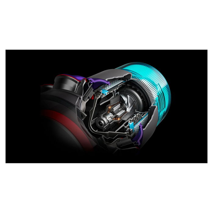 Dyson Gen5detect Absolute Aspiradora Sin Cable, Color Rojo/Plateado/Turquesa