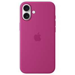 Apple Funda iPhone 16 Plus Silicona con MagSafe - Fuchsia