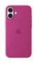 Apple iPhone 16 Plus MYYE3ZM/A Funda de Silicona con MagSafe - Protección contra Caídas, Silicona Reciclada 55%, Color Fucsia