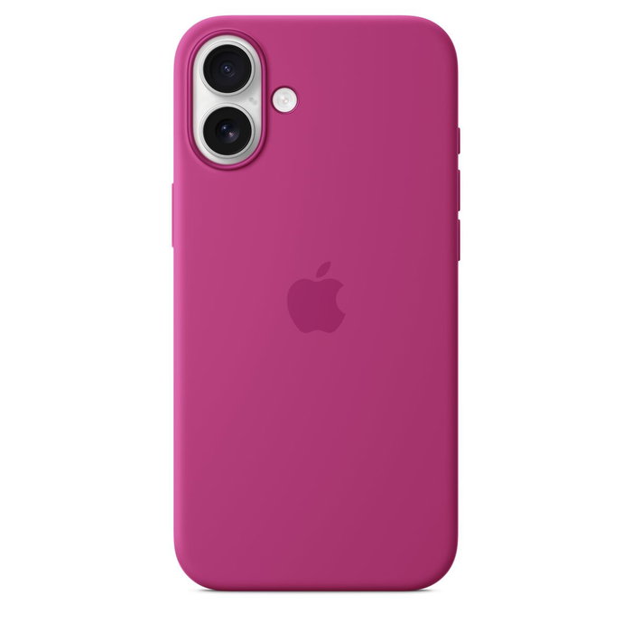 Apple Funda de silicona con MagSafe para iPhone 16 Plus - Fucsia