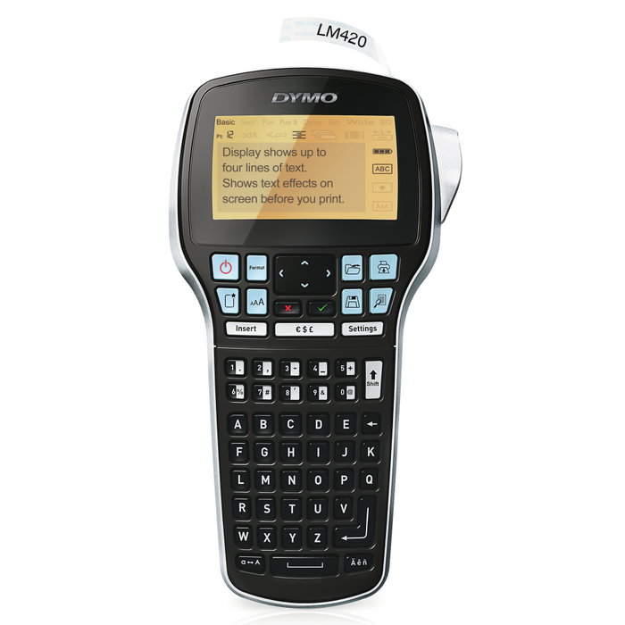 DYMO Rotuladora LABEL MANAGER LM420P KIT CON MALETIN DYMO Rotuladora LABEL MANAGER LM420P KIT CON MALETIN