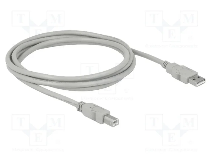 DeLOCK 82215 Cable USB 2.0 Tipo-A a Tipo-B 1,8 m Gris DeLOCK 82215 Cable USB 2.0 Tipo-A a Tipo-B 1,8 m Gris