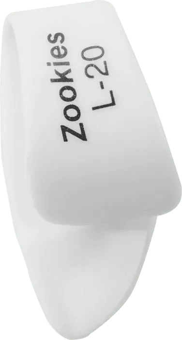 DUNLOP 12 Púas Pulgar Zookies Large / Ángulo 20º Guitarra DUNLOP 12 Púas Pulgar Zookies Large / Ángulo 20º Guitarra