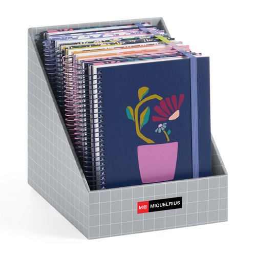 Agenda Escolar (2026-27) Miquelrius Catalan Teen Espiral Tapa Extra Con Goma Plus 4º 154X215 S/V Apais. Assortiment Expositor De 10 Agenda Escolar (2026-27) Miquelrius Catalan Teen Espiral Tapa Extra Con Goma Plus 4º 154X215 S/V Apais. Assortiment Expositor De 10
