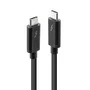 Lindy Cable Thunderbolt 3 de 1 m, 20 Gbps, Negro
