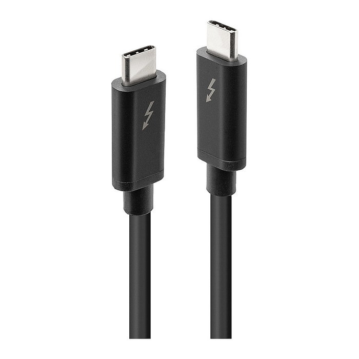 Lindy Cable Thunderbolt 3 de 1 m, 20 Gbps, Negro Lindy Cable Thunderbolt 3 de 1 m, 20 Gbps, Negro