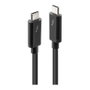 Lindy Cable Thunderbolt 3 de 1 m, 20 Gbps, Negro