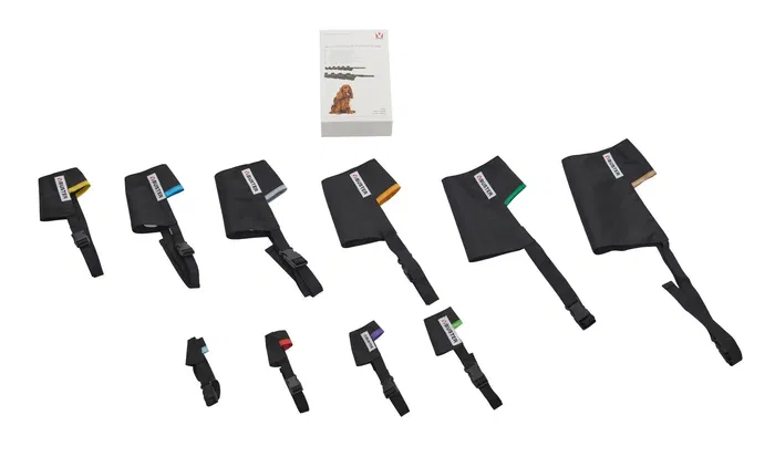 Kruuse Bozal Nylon Easy-Id para Perros Acolchado, Código Color, Hebilla Lateral Fácil, Resistente Agua, XXS a 5XL - Pack de 10 Unidades Kruuse Bozal Nylon Easy-Id para Perros Acolchado, Código Color, Hebilla Lateral Fácil, Resistente Agua, XXS a 5XL - Pack de 10 Unidades