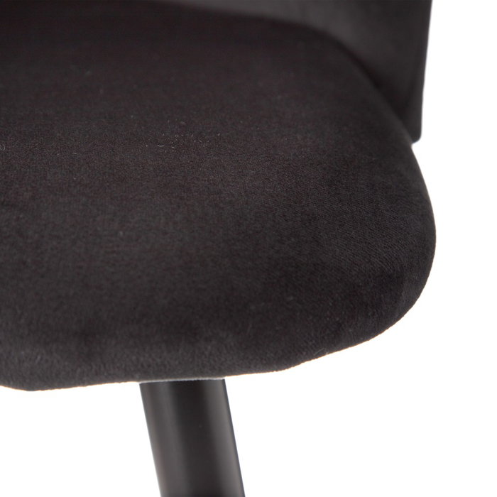 Taburete Alto Negro Tejido-Metal Salón 40,20 X 48,20 X 102 C (Set de 2)