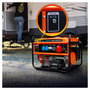 Extralink Generador de energía EGH-7000 7000 W 25 L Negro, Naranja