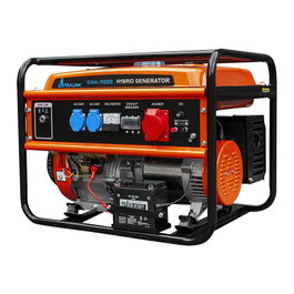 Extralink Generador de energía EGH-7000 7000 W 25 L Negro, Naranja