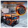 Extralink Generador de energía EGH-7000 7000 W 25 L Negro, Naranja