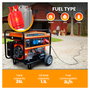 Extralink Generador de energía EGH-7000 7000 W 25 L Negro, Naranja