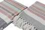 DKD Home Decor Plaid de Algodón Rayas Surtido de 2 unidades, Multicolor, 125x174 cm