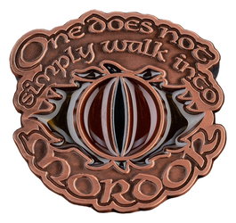El Señor de los Anillos Pin One Does Not Simply Walk Into Mordor 4 cm