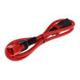 ACT Powercord C13 IEC Lock+ - C14 IEC Lock Dual Locking rojo 1.5 m PC3614