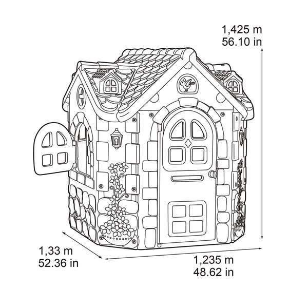 Feber Casa Fancy House 133x123,5x142,5 cm