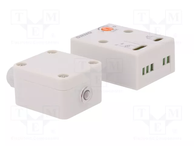 ORNO Interruptor de crepúsculo a pared SPST-NO 230VAC