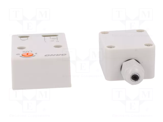 ORNO Interruptor de crepúsculo a pared SPST-NO 230VAC