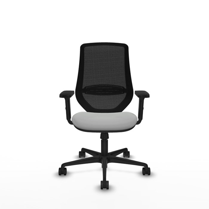 PIQUERAS Y CRESPO Silla de oficina Mardos Gris claro y Negro