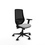 PIQUERAS Y CRESPO Silla de oficina Mardos Gris claro y Negro