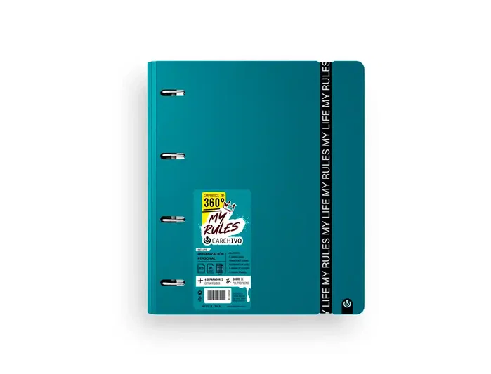 Carchivo Carpeblock 360 My Rules Deep Green con Recambio A4