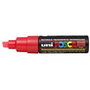 POSCA Marcador PC-8K Punta Biselada 8.0mm Rojo Fluor