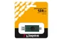 Kingston DataTraveler DuoG2 Pendrive 128GB USB-A y USB-C 3.2 Gen 1, Negro y Verde, Con Tapón Deslizante
