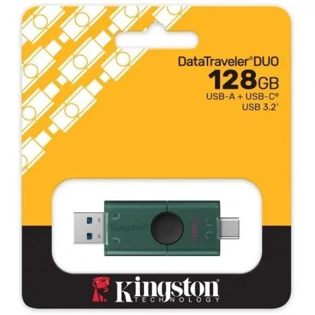 Kingston technology datatraveler 128gb usb-a + usb-c 3.2 gen 1 duog2