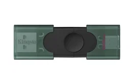 Kingston DataTraveler Duo G2 128GB USB-A USB-C 3.2 Gen 1 Pen Drive Negro Verde
