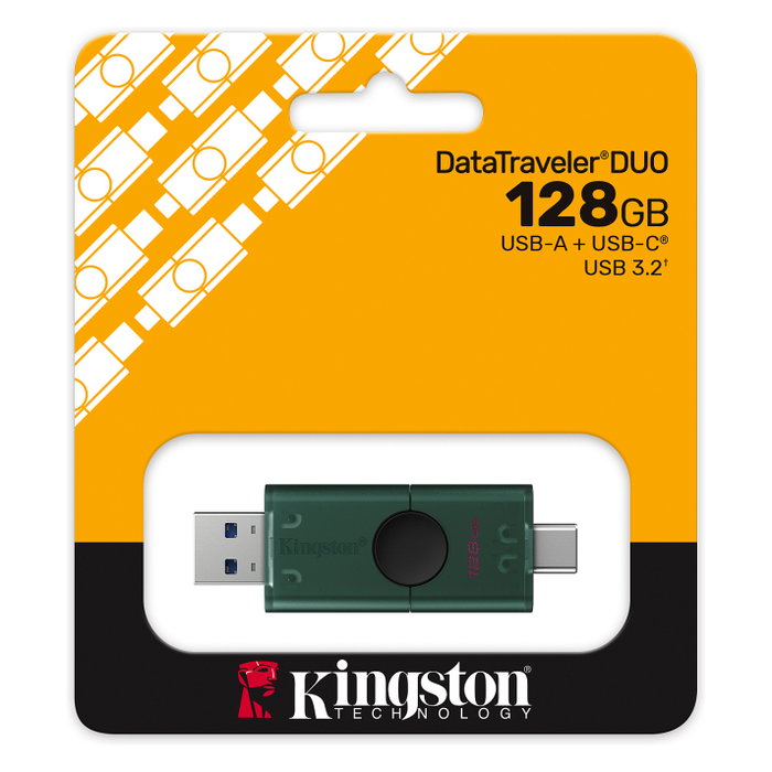 Kingston DataTraveler DuoG2 128GB USB-A + USB-C Kingston DataTraveler DuoG2 128GB USB-A + USB-C