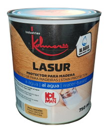KOLMAN Lasure Protector Madera al Agua Nogal Mate Sedo 750ml