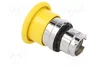 SCHNEIDER ELECTRIC Interruptor de presión Harmony XB4 amarillo Ø22mm
