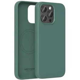 Vention KUDG0-40 - Funda de Silicona Líquida con MagSafe Compatible con iPhone 13 Pro Max - Verde