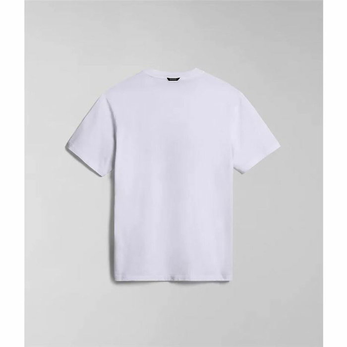 Camiseta Deportiva de Manga Corta Napapijri S-Bollo Ss 1 Blanco