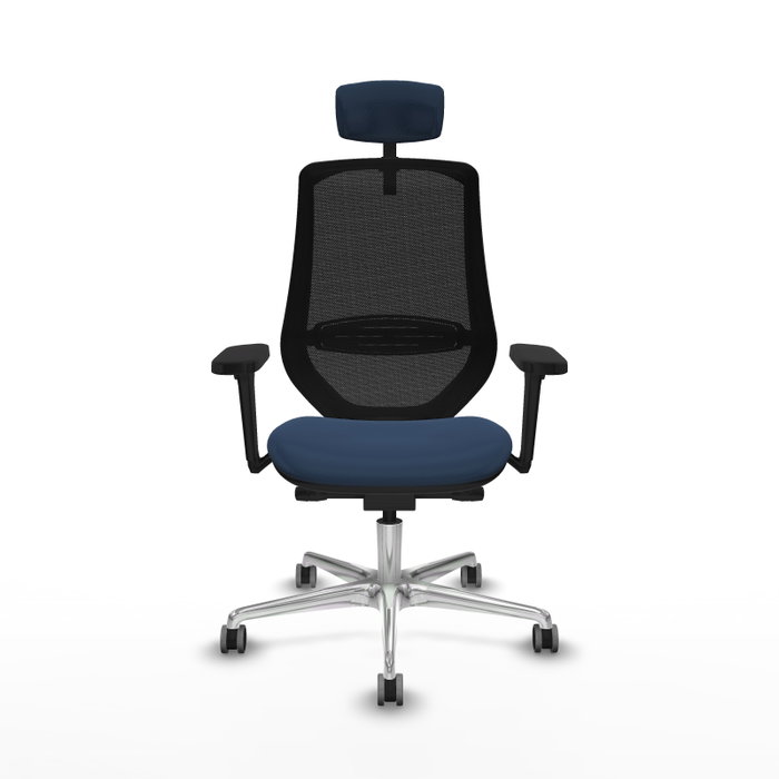 PIQUERAS Y CRESPO Silla de oficina Mardos con mecanismo Sincro/Traslack Azul marino y Negro PIQUERAS Y CRESPO Silla de oficina Mardos con mecanismo Sincro/Traslack Azul marino y Negro