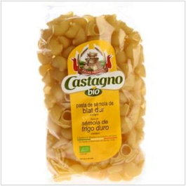 CASTAGNO Galets de Trigo Duro Pasta Alimenticia 500g Eco