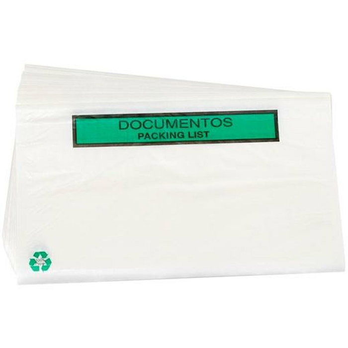 Varias Sobre Documentos Packing List 240x135 mm, Caja de 100 Unidades, 100% Reciclable Varias Sobre Documentos Packing List 240x135 mm, Caja de 100 Unidades, 100% Reciclable