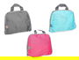 Arte Regal Mochila Plegable Ligera Azul, Gris, Rosa 20x5x22cm (Set de 12)
