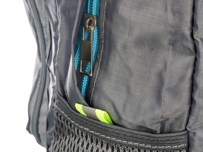 Arte Regal Mochila Plegable Ligera Azul, Gris, Rosa 20x5x22cm (Set de 12)