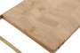DKD Home Decor Tabla de Cortar Bambú y Metal Natural/Dorado 35,5x17,5x1,5 cm
