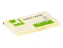 Q-connect Bloc de notas adhesivas quita y pon 76x127 mm Amarillo con 100 hojas