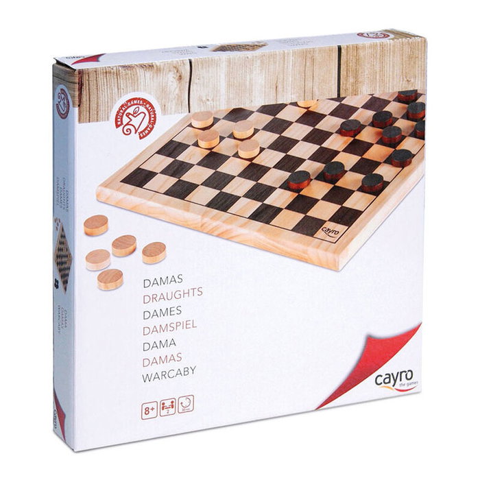 Cayro Damas 10X10 en Madera Cayro Damas 10X10 en Madera