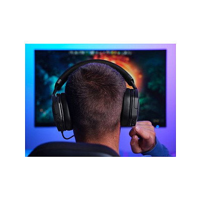 Trust GXT493 Carus Auriculares Gaming Inalámbricos y Alámbricos con Micrófono Boom, Bluetooth 2.4 GHz, USB-C, Batería 20h, Frecuencia 20-20000 Hz, Negro