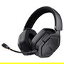 Trust GXT493 Carus Auriculares Gaming Inalámbricos y Alámbricos con Micrófono Boom, Bluetooth 2.4 GHz, USB-C, Batería 20h, Frecuencia 20-20000 Hz, Negro
