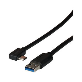 EFB Elektronik Cable USB 3.2 Gen 1 de USB A a USB C, 0,5 m, Negro
