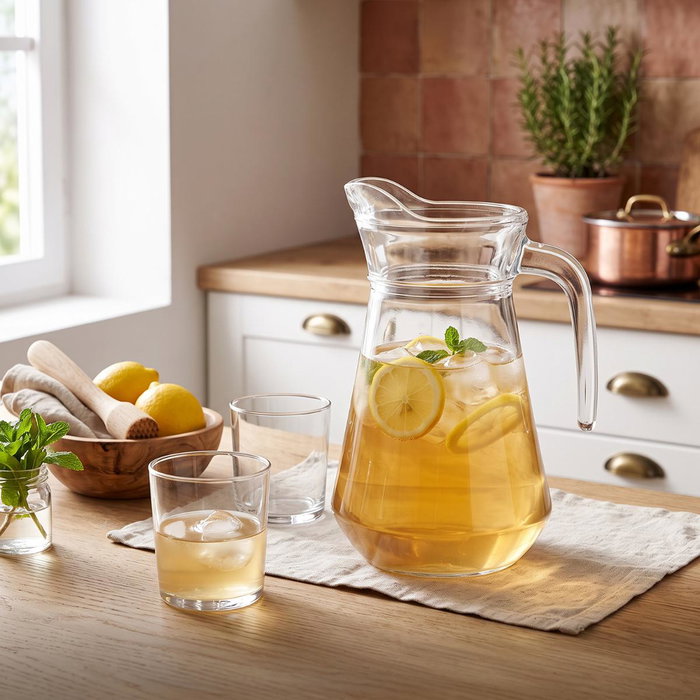 Quid Jarra de Vidrio ISEO 1,6L Transparente